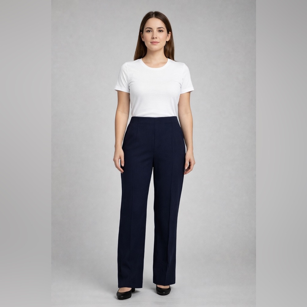 🚫sold🚫Cabi Navy Blue Dress Pants Size 12 - Picture 2 of 7
